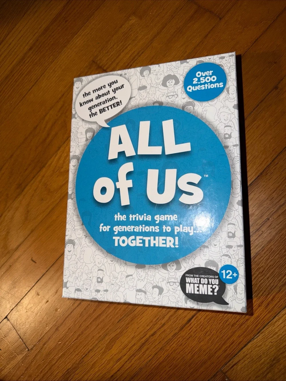 ALL of Us Trivia Game - Blue - Family Trivia for All Ages